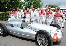 Goodwood Festival of Speed: Audi Sport Piloten der Gegenwart und Vergangenheit - von Rallye und Rundstrecke